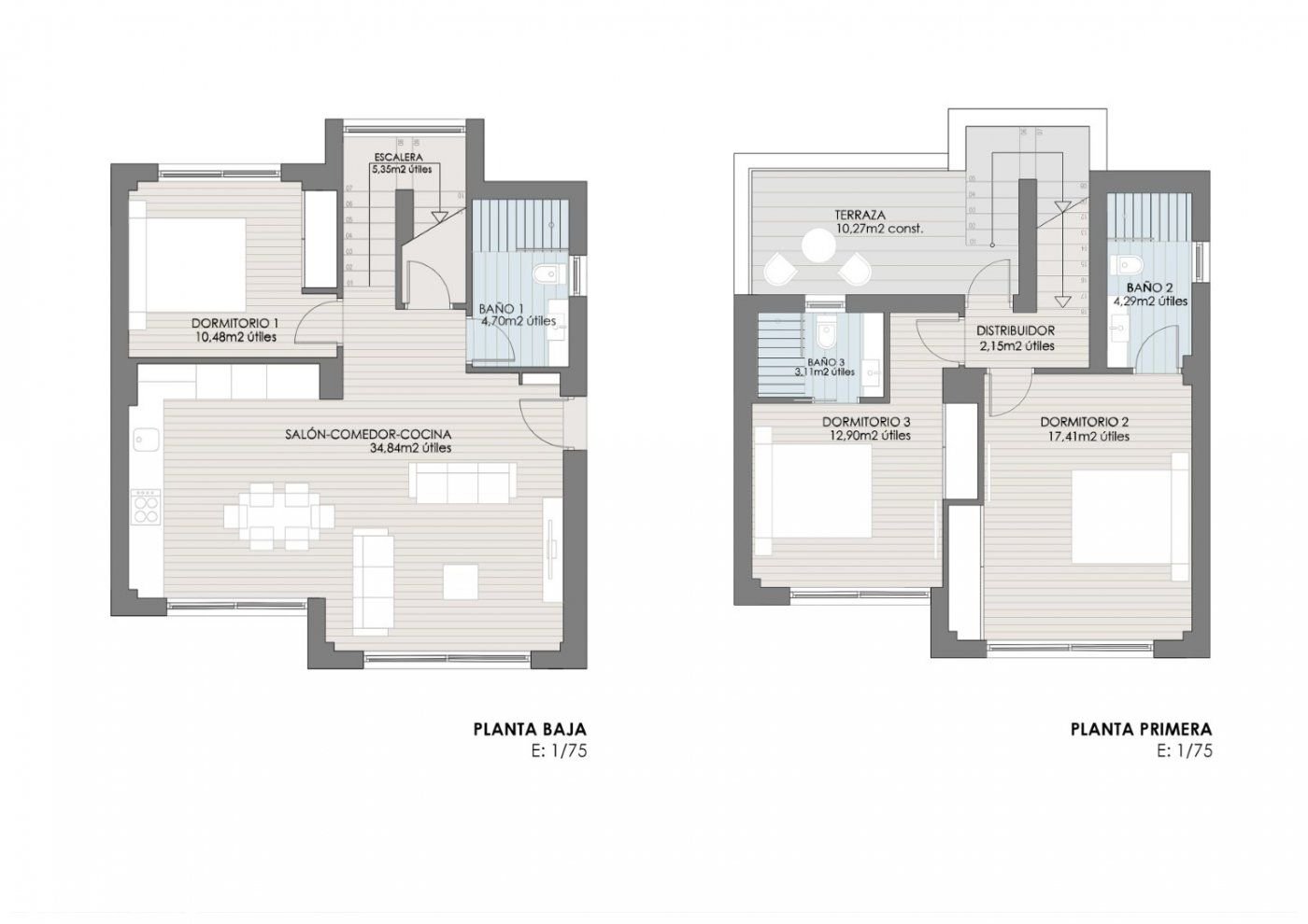 3 Bed Bungalow in Mutxamel