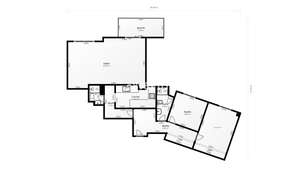 2 Bed Middle Floor Apartment in Torremolinos