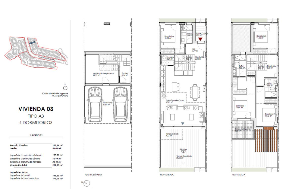 4 Bed Townhouse in El Chaparral