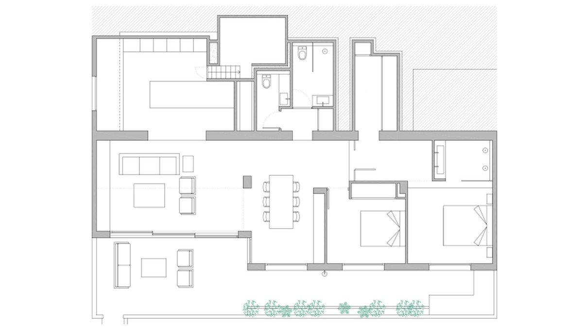 2 Bed Top Floor Apartment in La Mairena