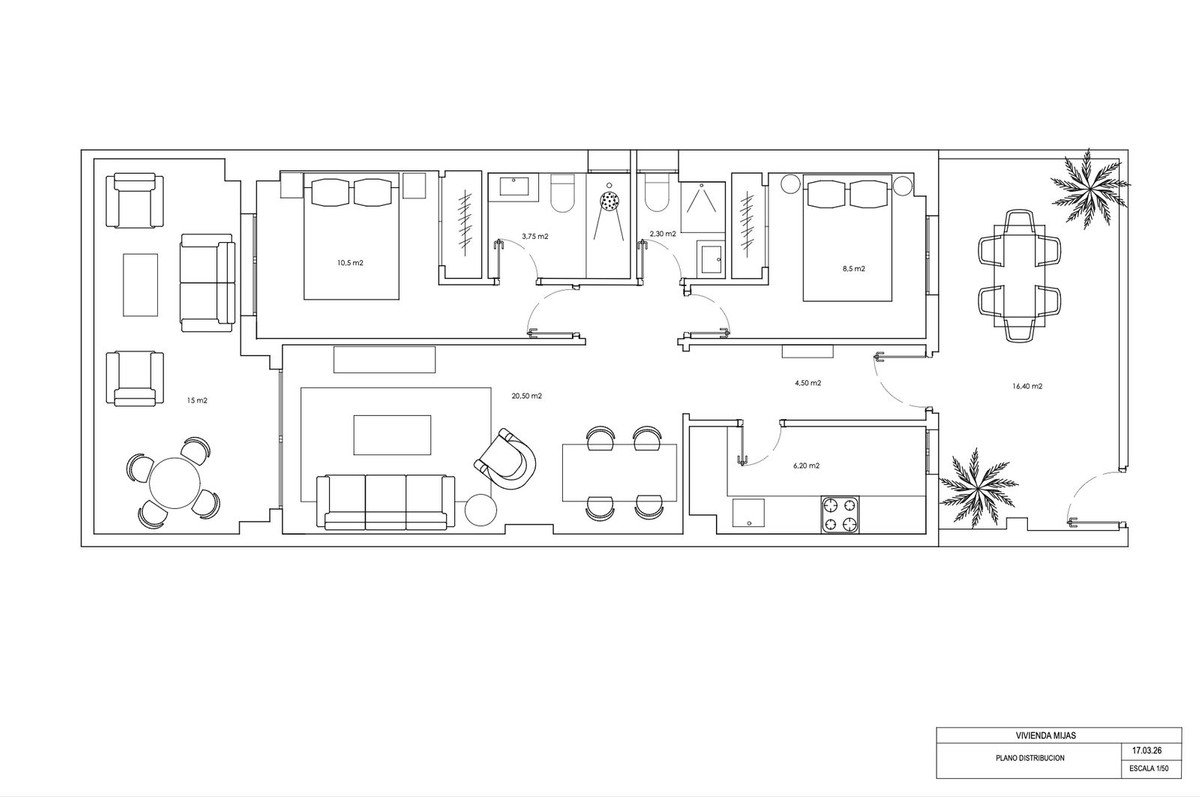 2 Bed Ground Floor Apartment in Calanova Golf
