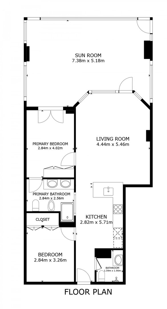2 Bed Ground Floor Apartment in Higueron