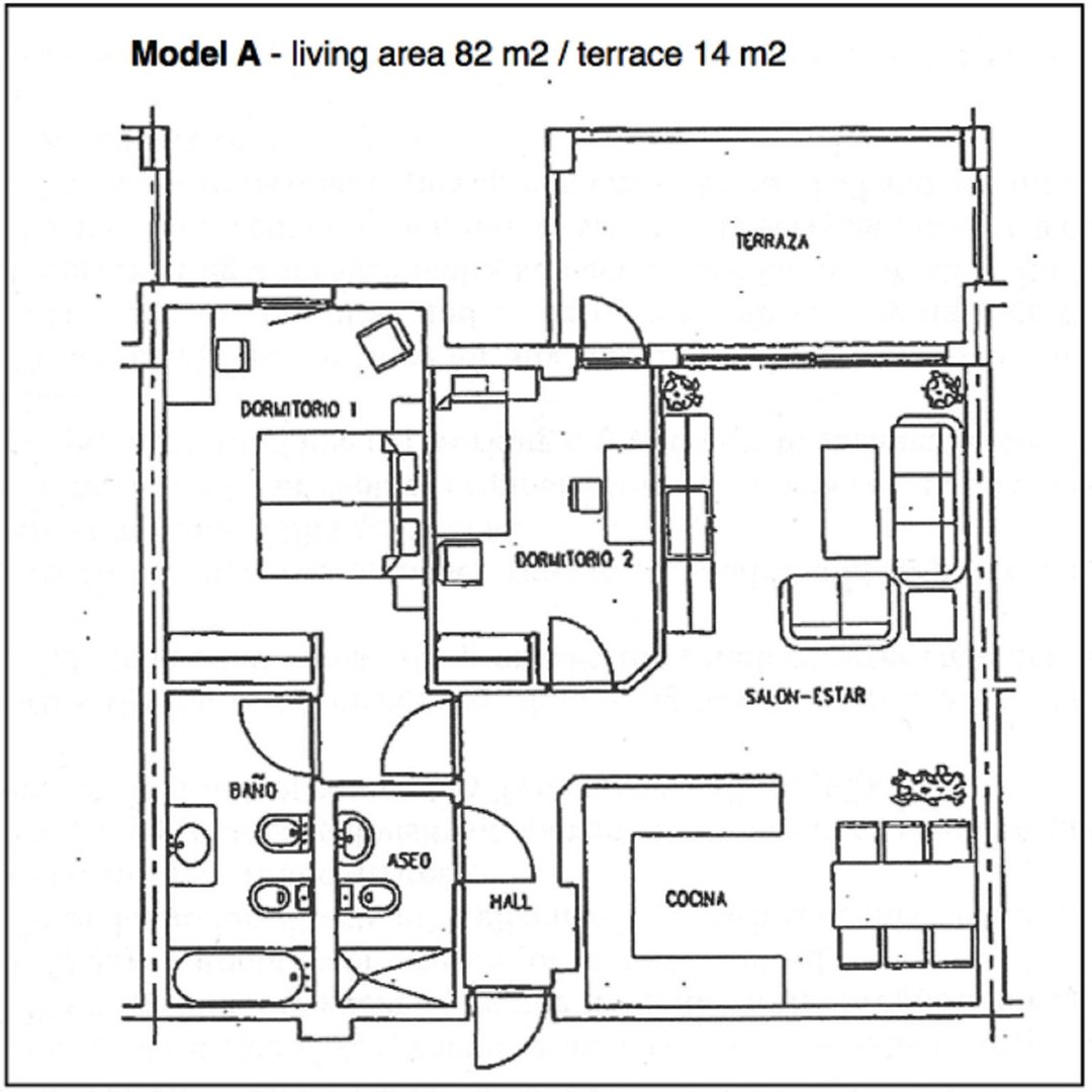 2 Bed Ground Floor Apartment in Atalaya