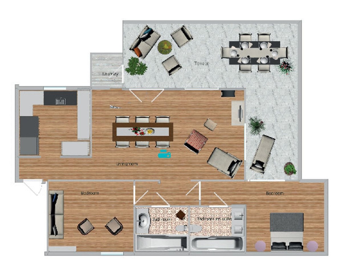 2 Bed Ground Floor Apartment in Estepona
