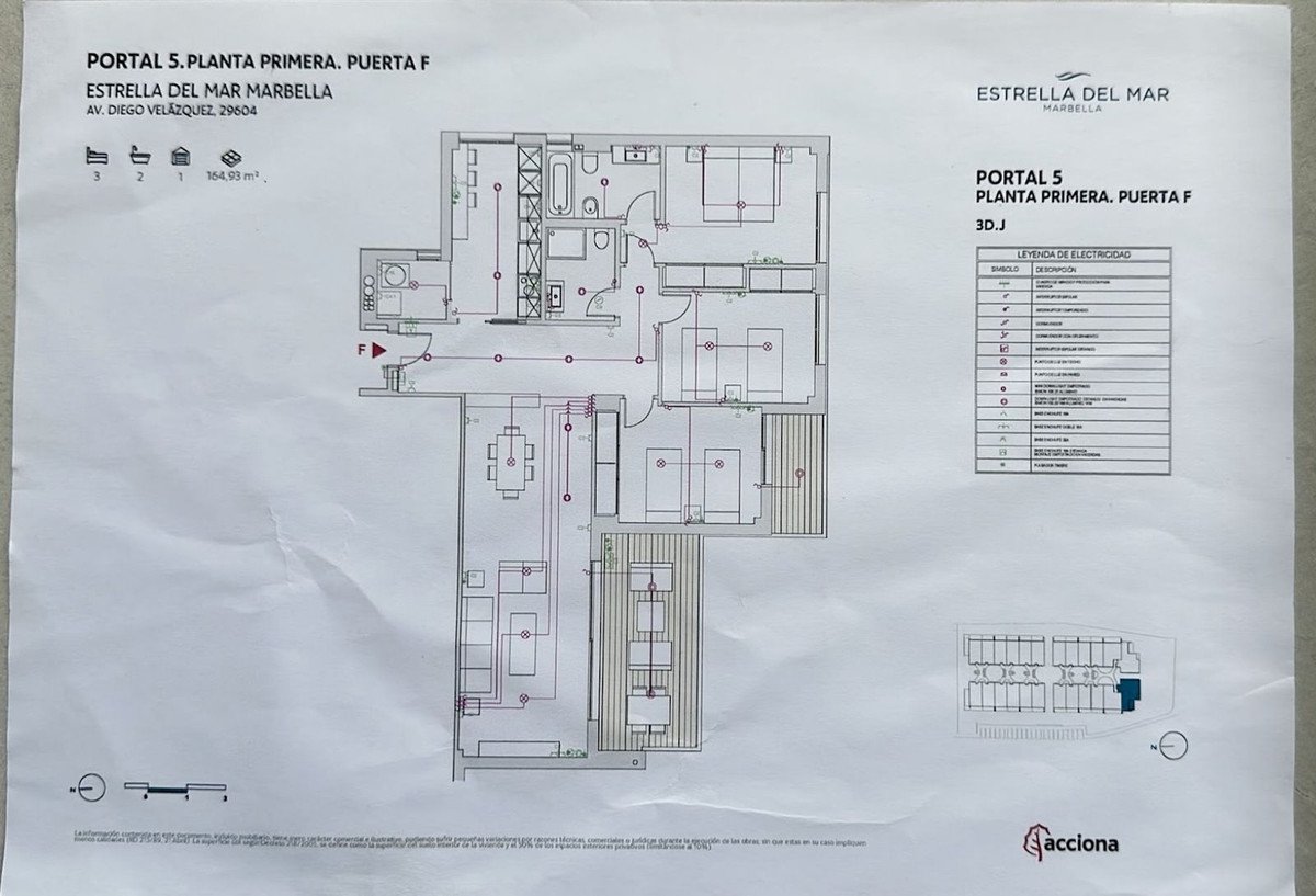 3 Bed Middle Floor Apartment in Elviria