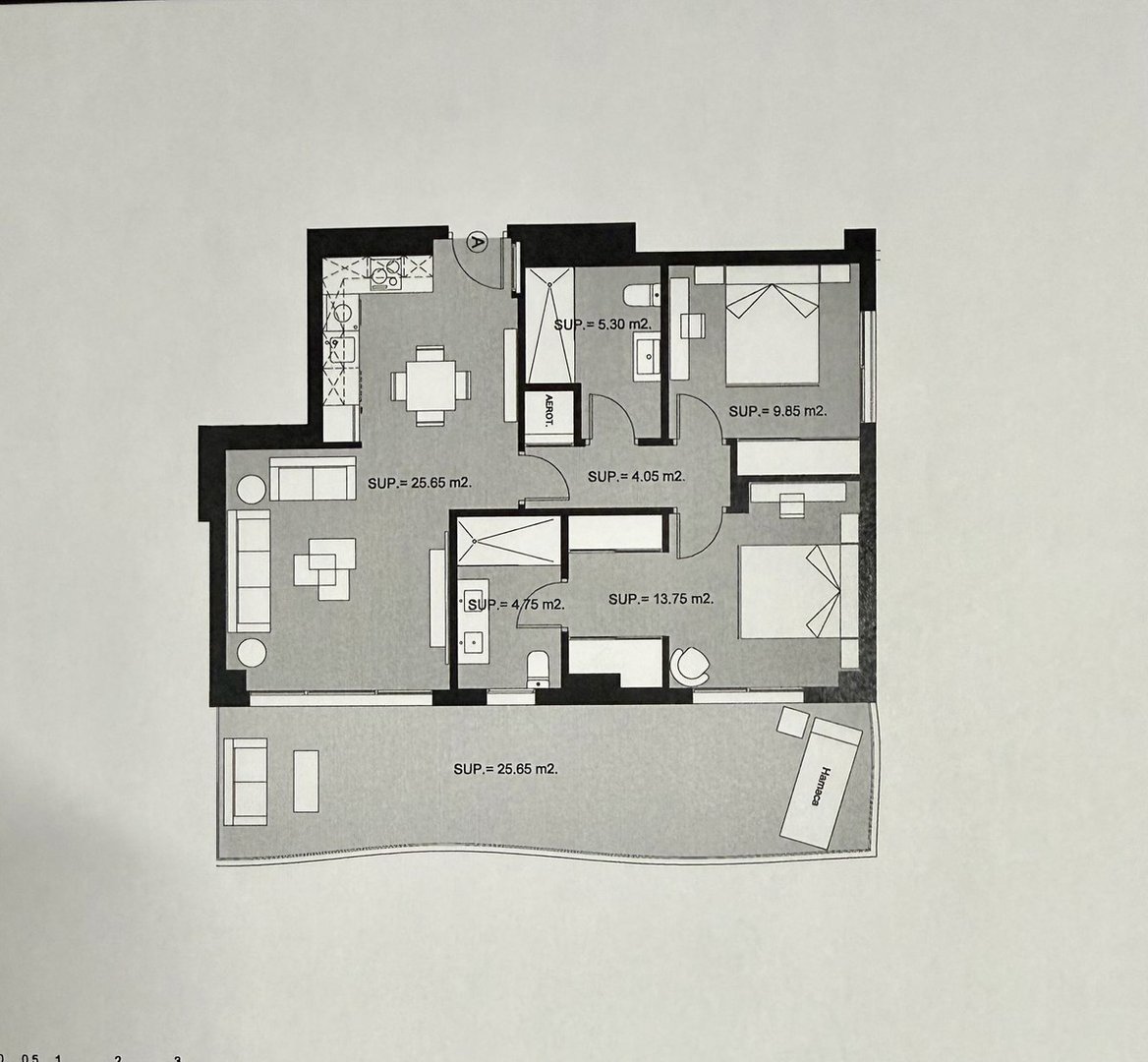 2 Bed Middle Floor Apartment in Mijas Costa