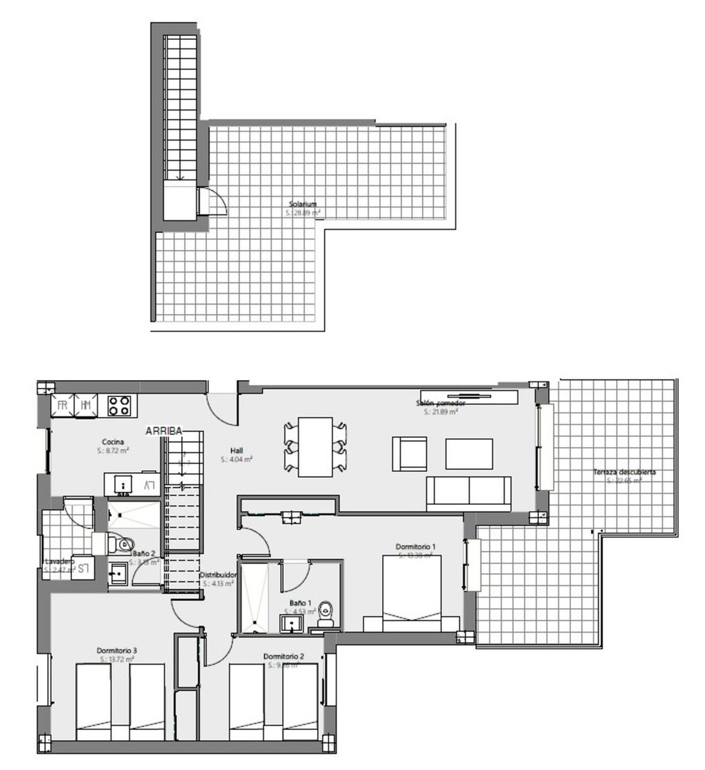 3 Bed Top Floor Apartment in La Cala de Mijas