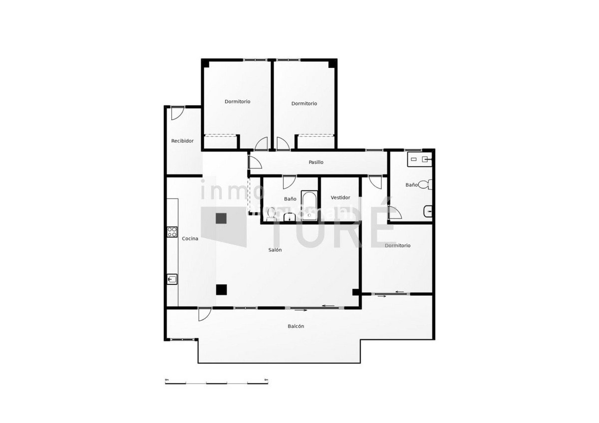 3 Bed Middle Floor Apartment in Rincón de la Victoria