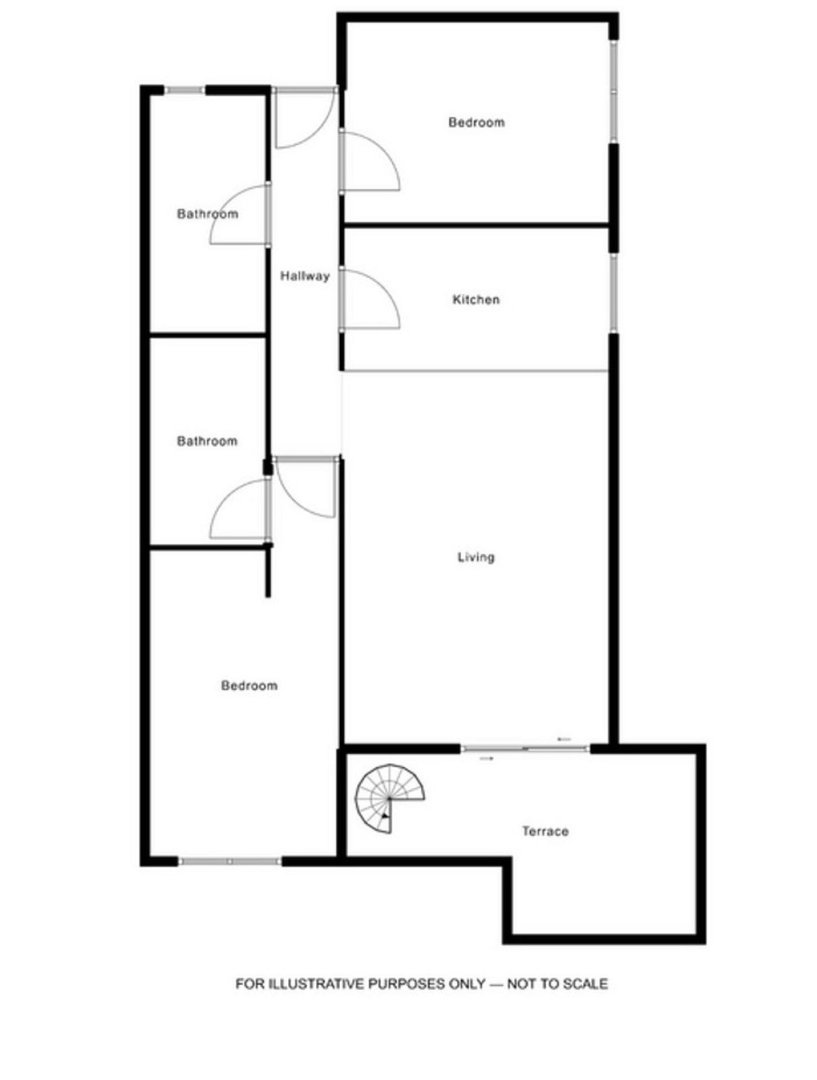 2 Bed Penthouse Duplex in Higueron