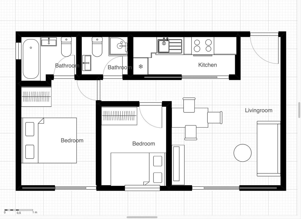 2 Bed Middle Floor Apartment in Manilva