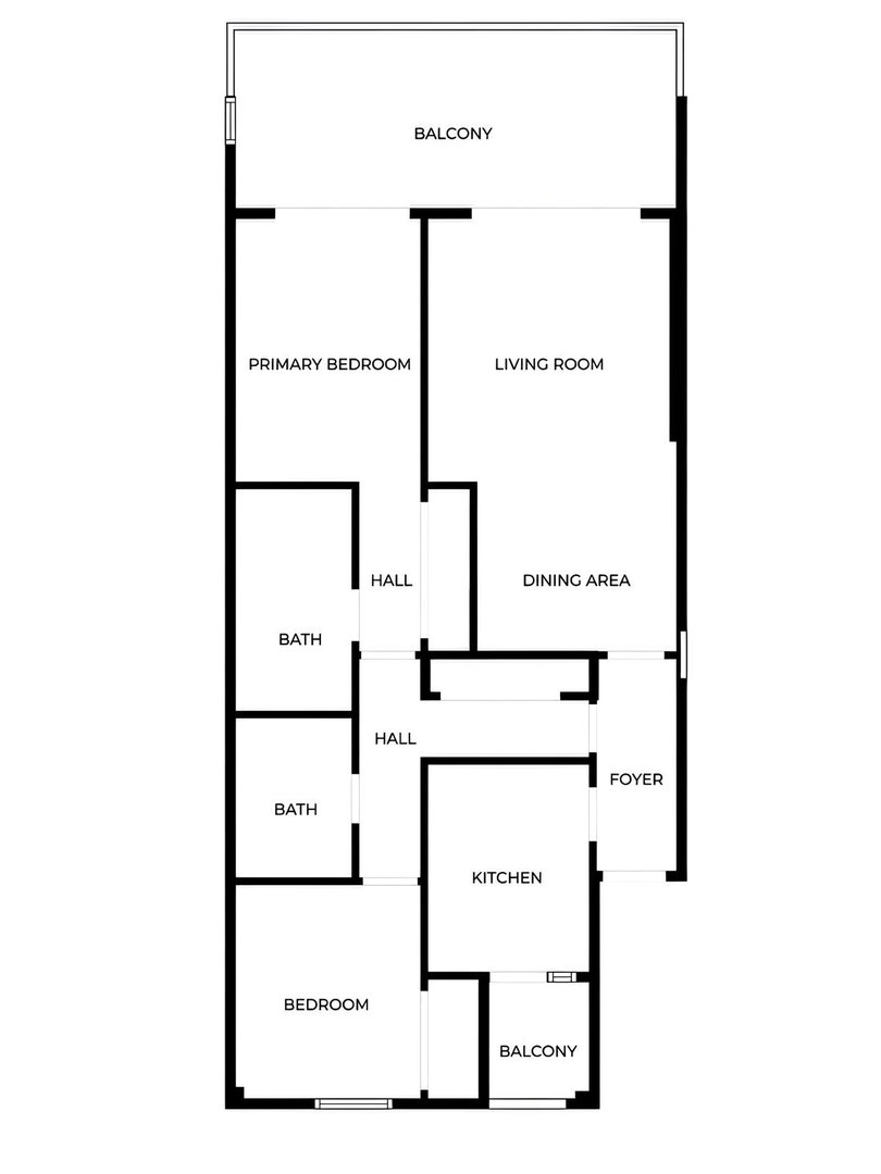 2 Bed Middle Floor Apartment in El Chaparral