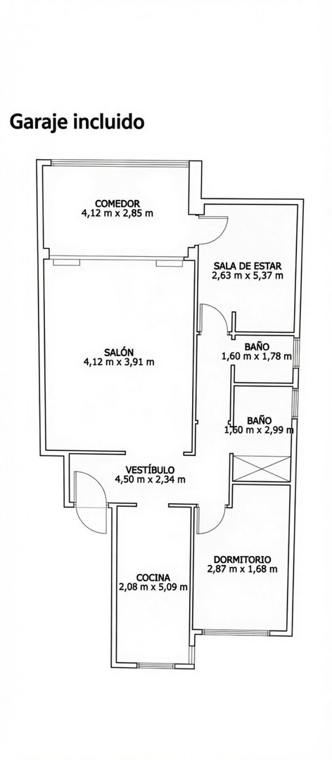 2 Bed Middle Floor Apartment in Marbella