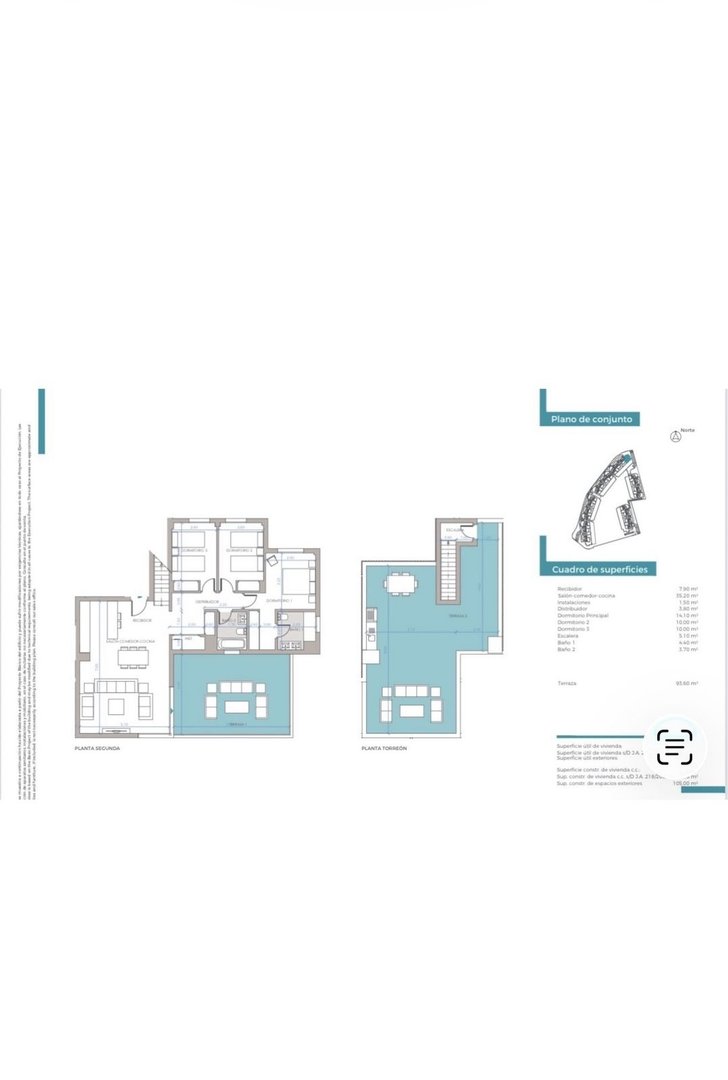 3 Bed Penthouse Duplex in Cancelada