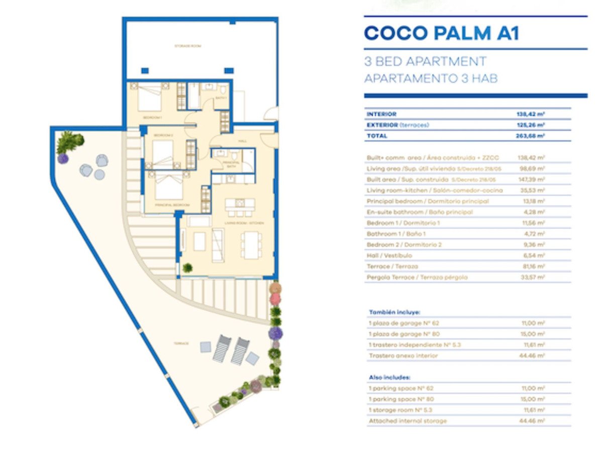 3 Bed Ground Floor Apartment in La Cala de Mijas