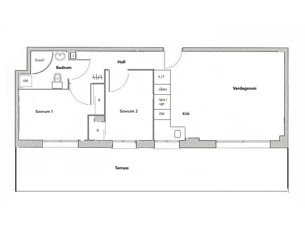 2 Bed Middle Floor Apartment in Fuengirola
