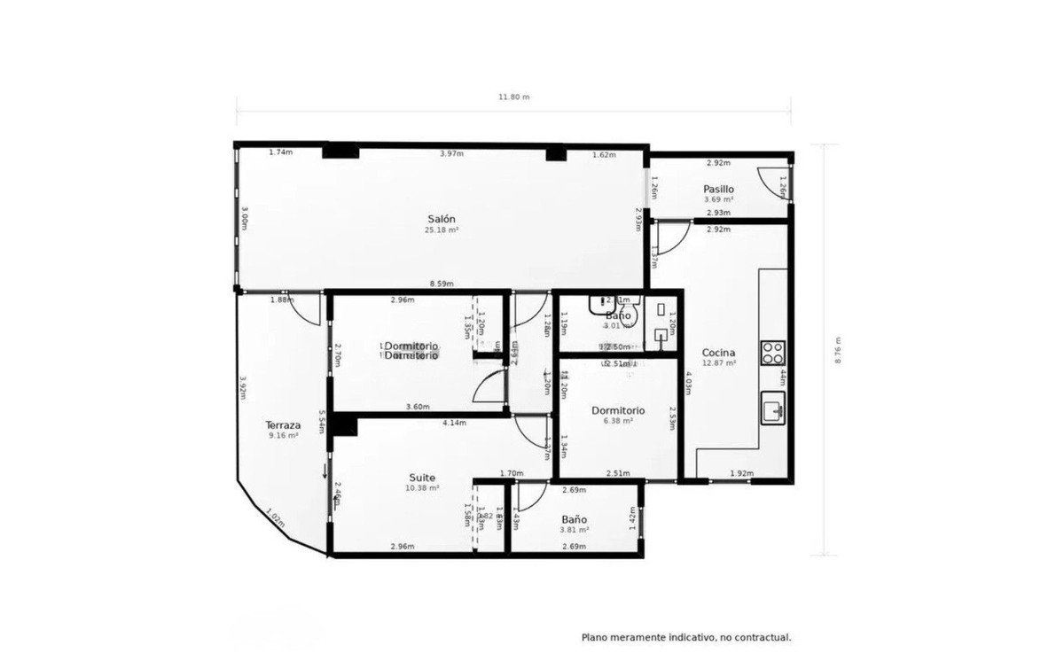 3 Bed Middle Floor Apartment in Torreblanca