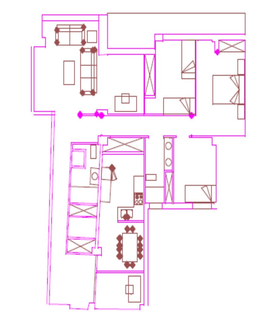 4 Bed Middle Floor Apartment in Málaga Centro