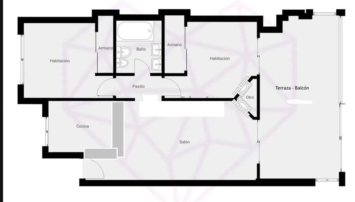 2 Bed Middle Floor Apartment in Calahonda