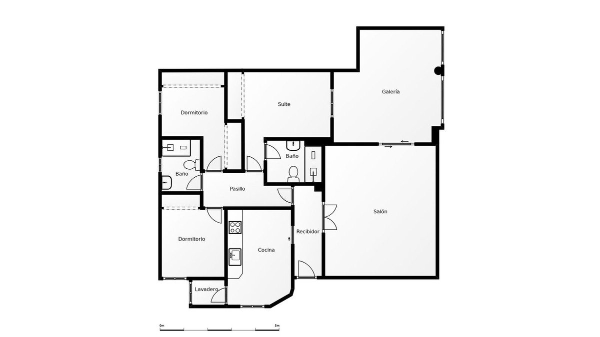 3 Bed Middle Floor Apartment in Torrequebrada