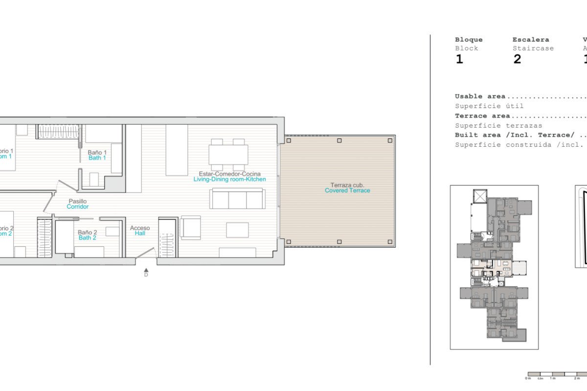2 Bed Ground Floor Apartment in El Vergel