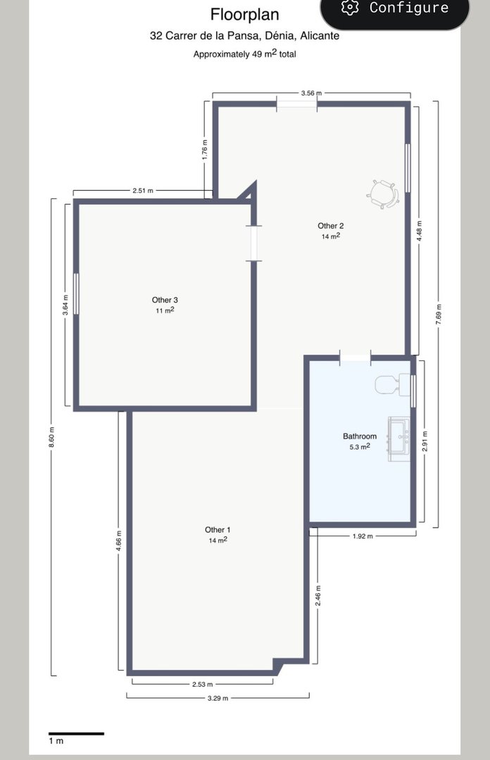 3 Bed Townhouse in Denia