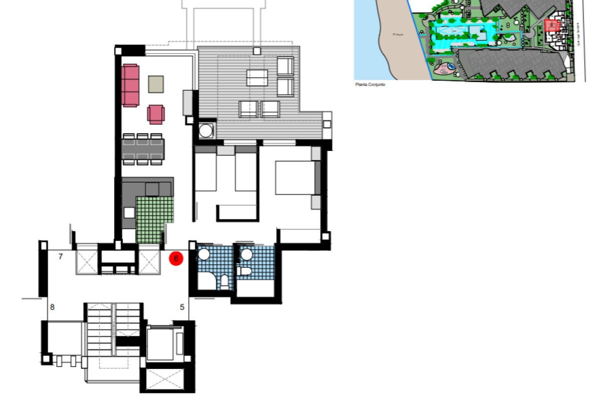 3 Bed Ground Floor Apartment in Denia