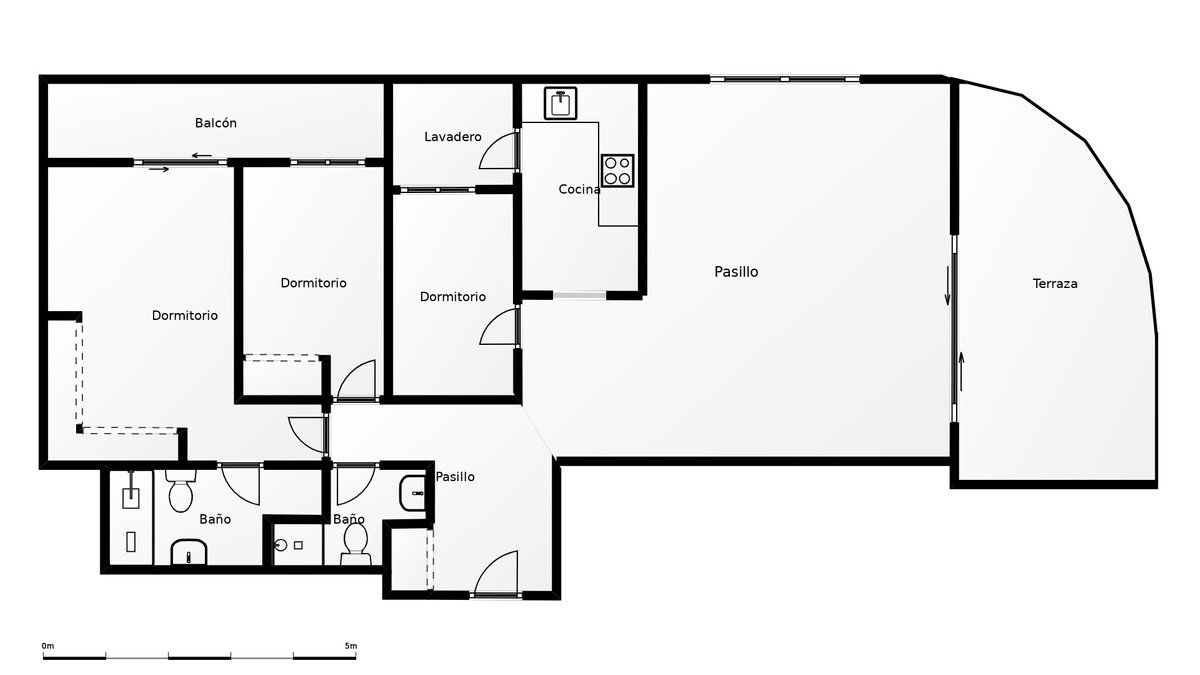 3 Bed Middle Floor Apartment in Moraira