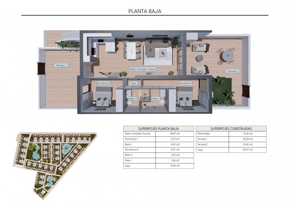 2 Bed Penthouse in Los Balcones