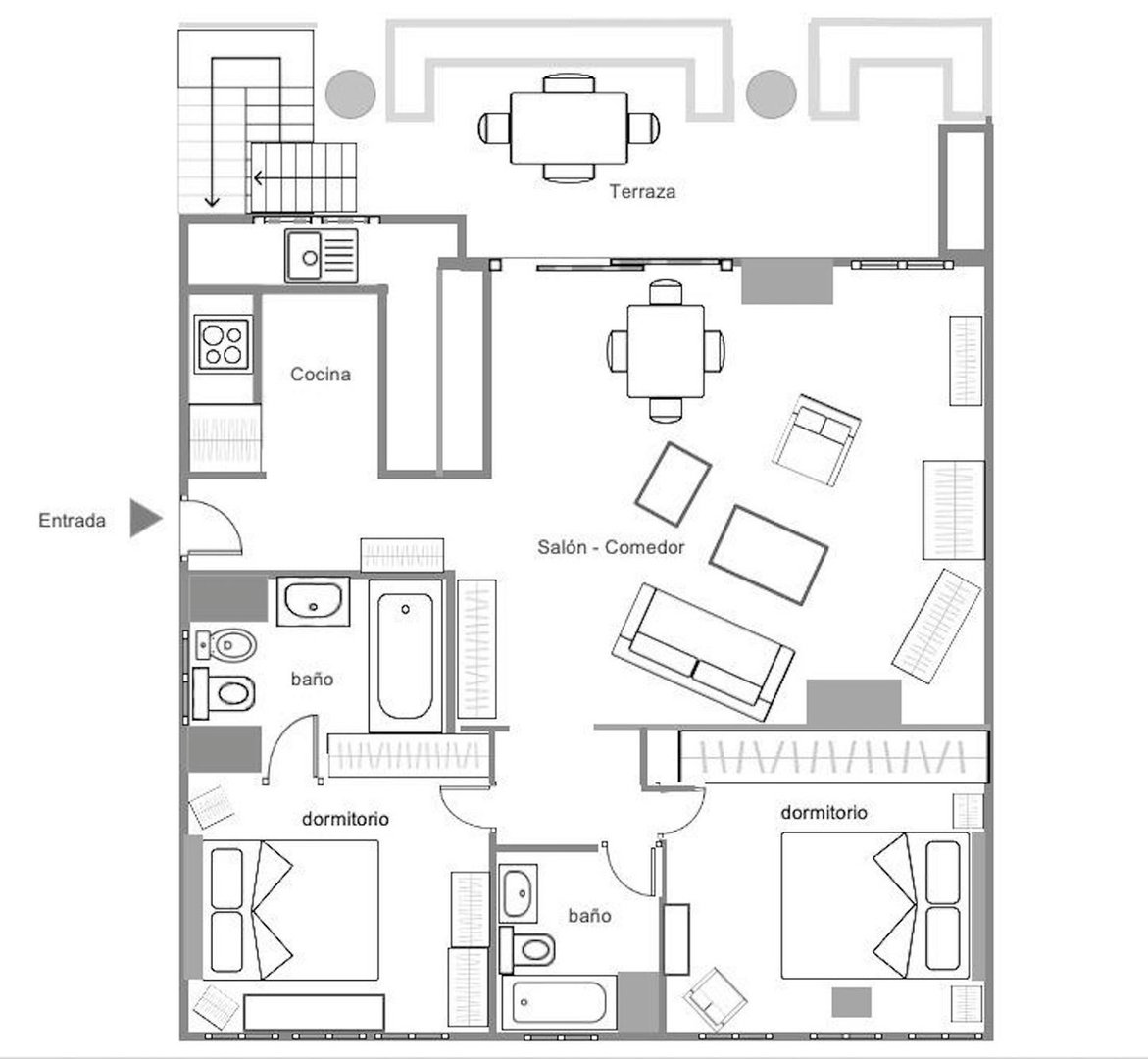 2 Bed Penthouse Duplex in Estepona