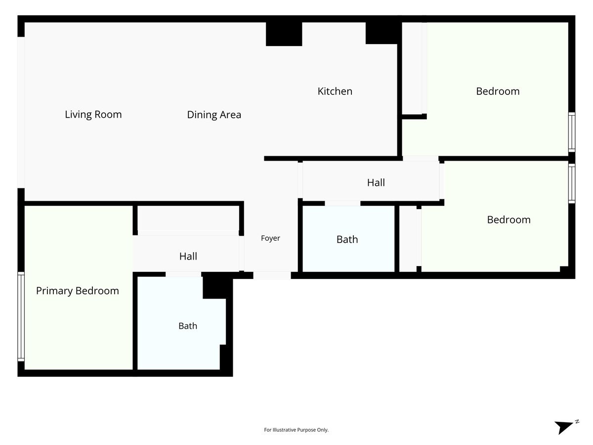 3 Bed Middle Floor Apartment in Cancelada