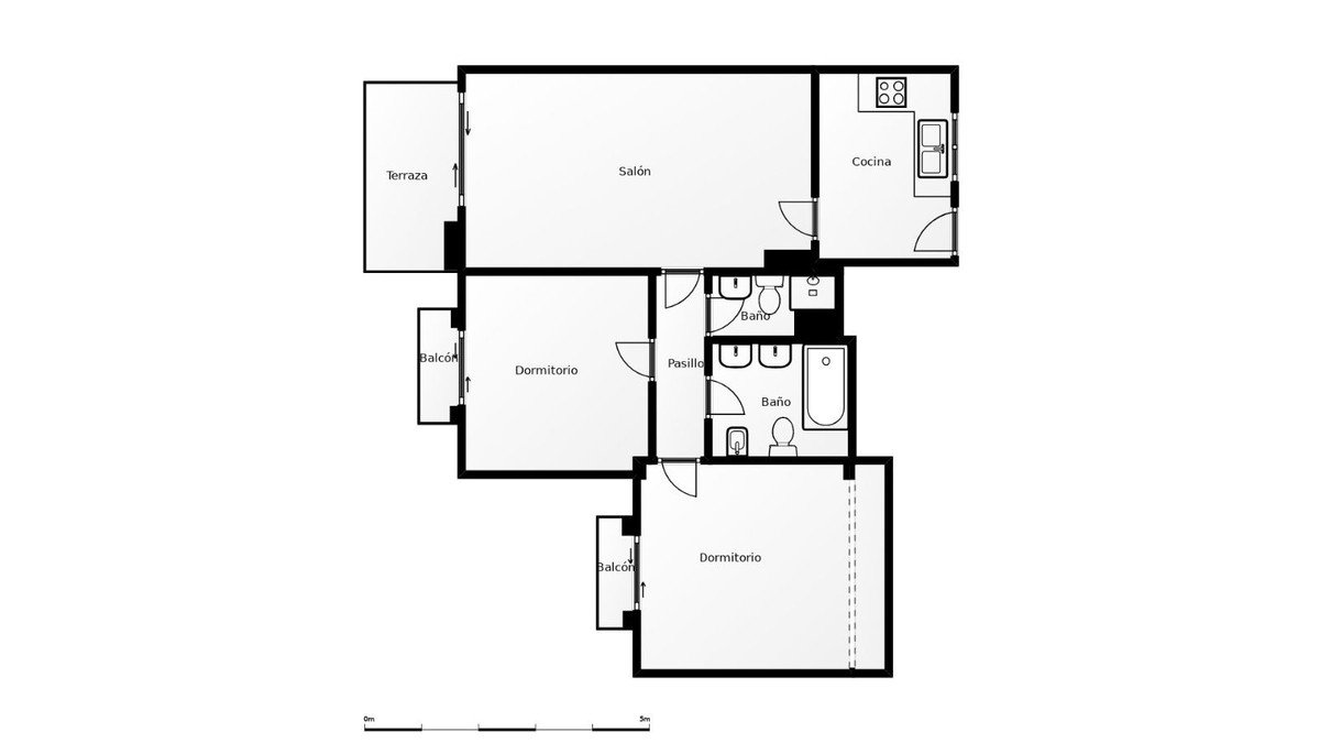 2 Bed Ground Floor Apartment in Benalmadena