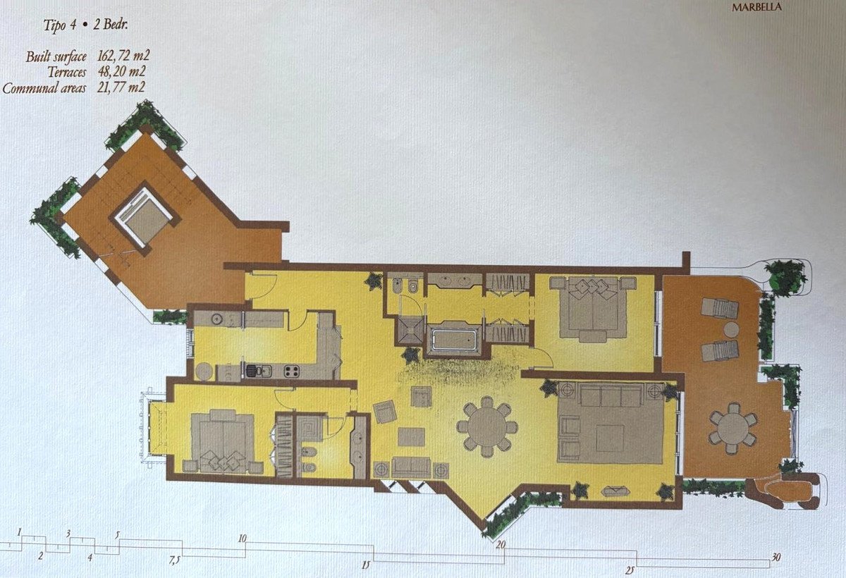 2 Bed Middle Floor Apartment in The Golden Mile