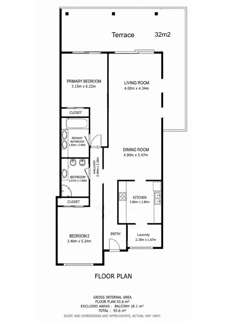 2 Bed Middle Floor Apartment in Estepona