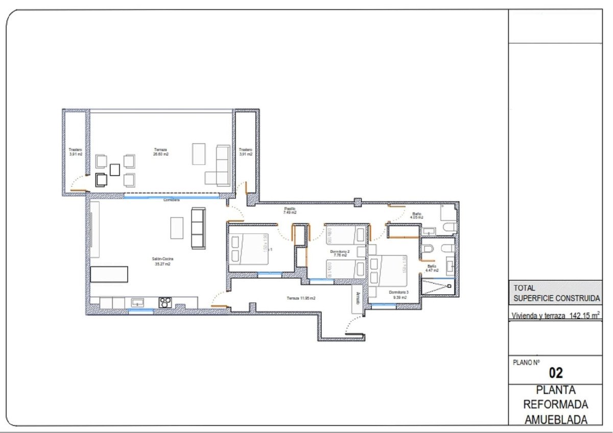 3 Bed Penthouse in Fuengirola