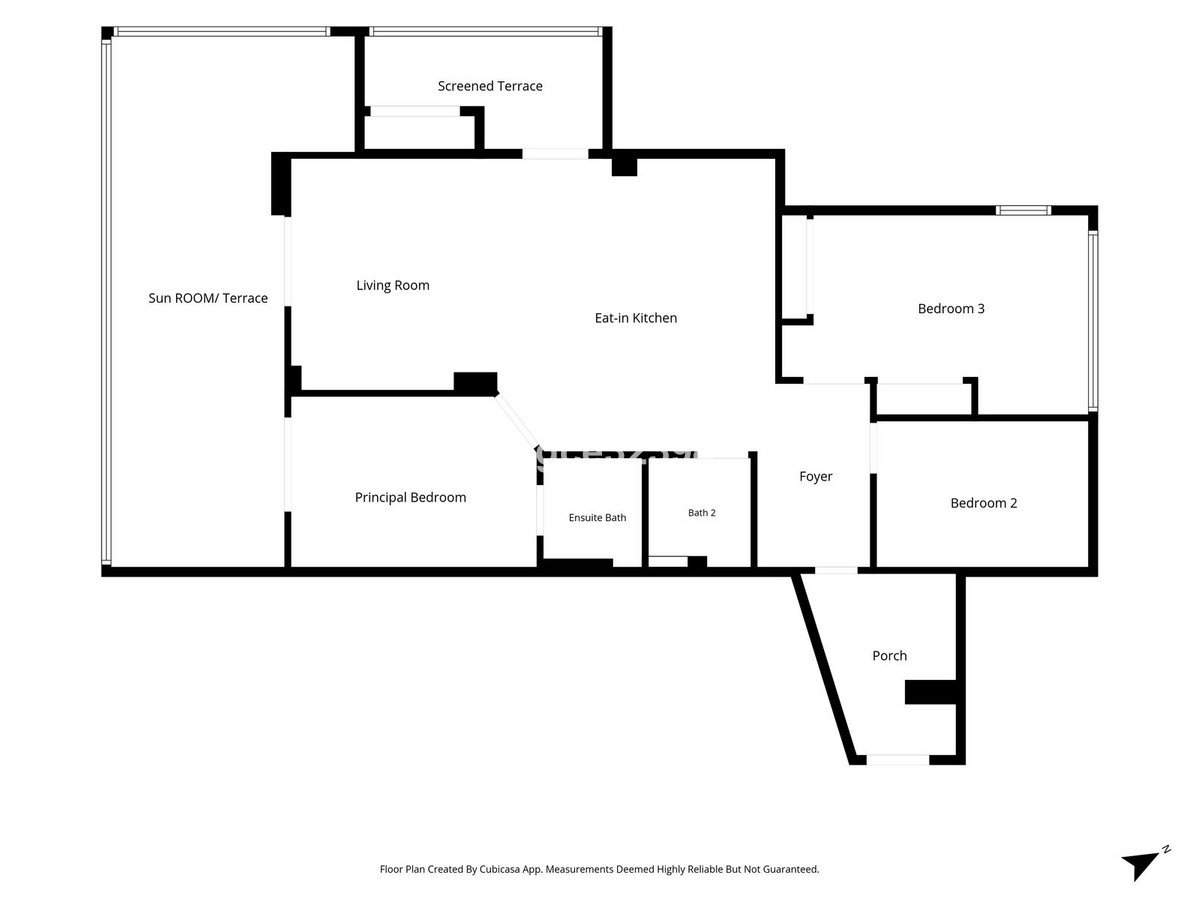 3 Bed Top Floor Apartment in Torreguadiaro