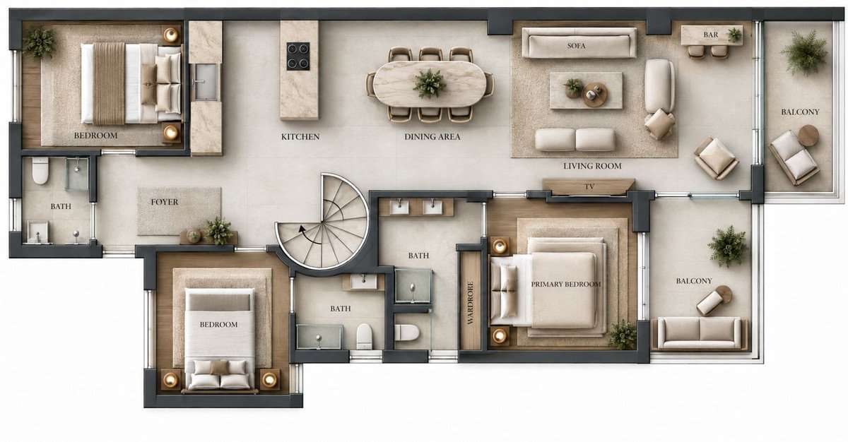 3 Bed Penthouse Duplex in Nueva Andalucía