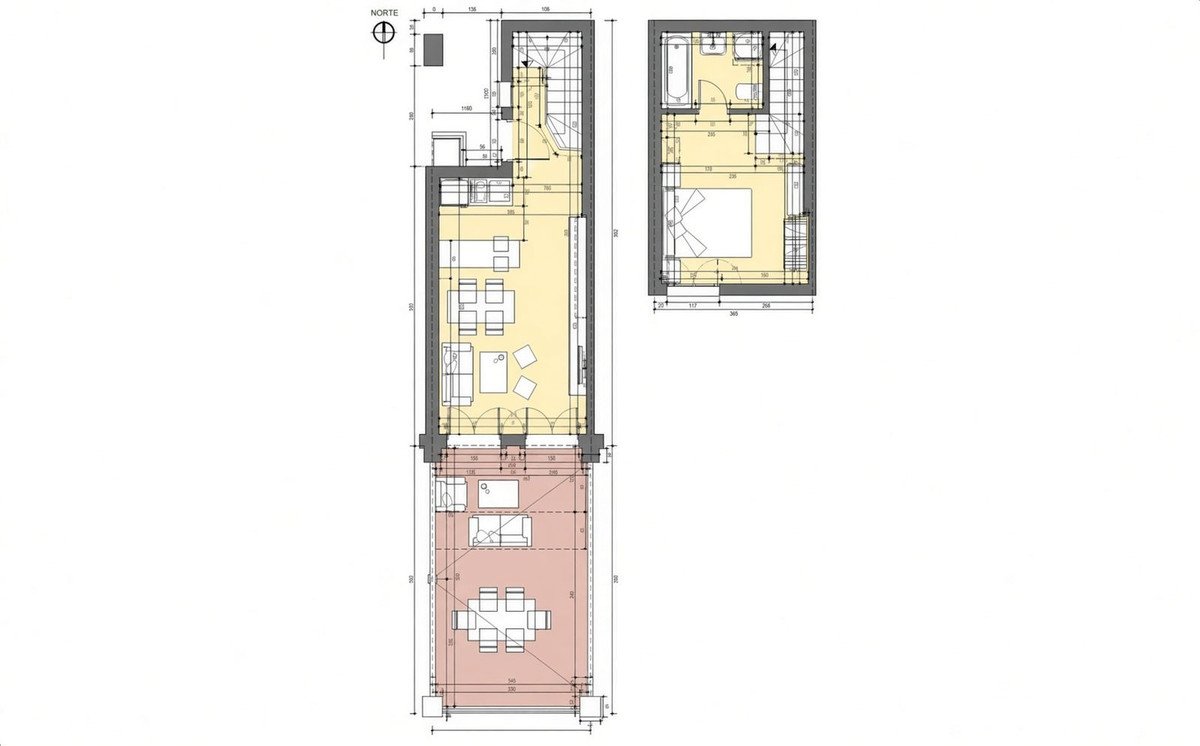 1 Bed Penthouse Duplex in Estepona