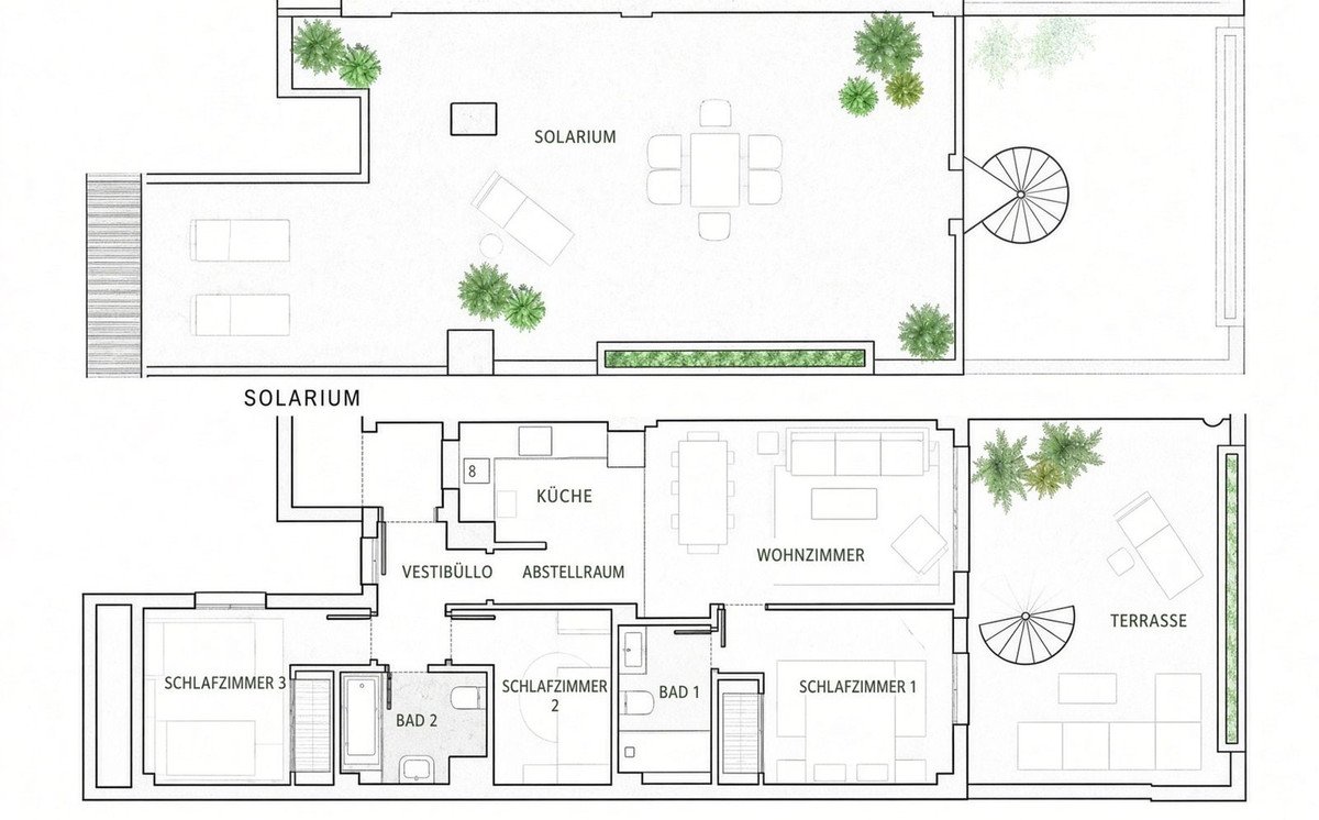 3 Bed Penthouse Duplex in Doña Julia