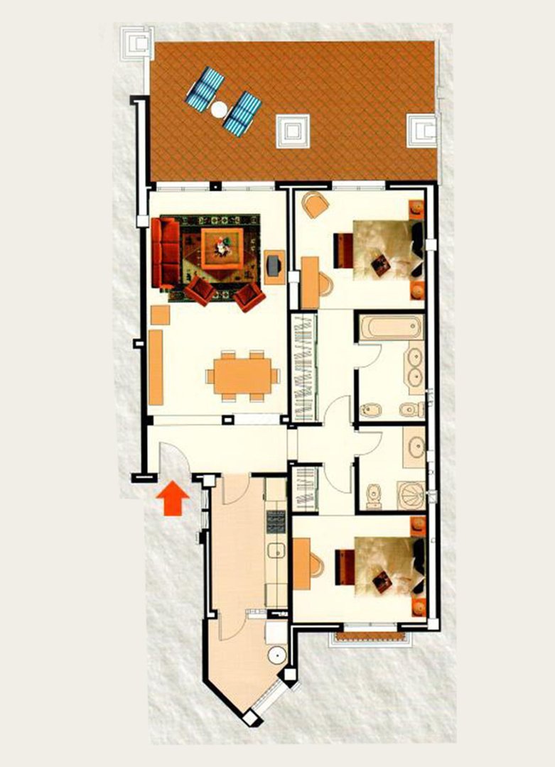 2 Bed Ground Floor Apartment in Los Arqueros