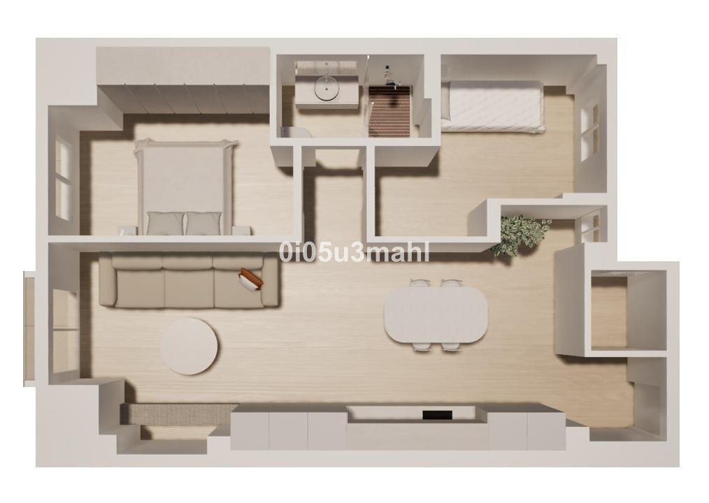 2 Bed Middle Floor Apartment in Málaga