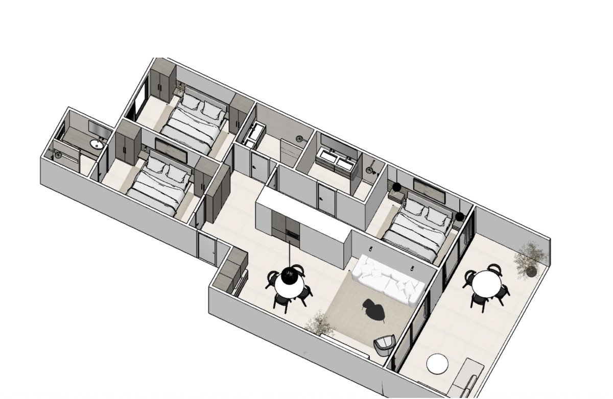 3 Bed Middle Floor Apartment in La Quinta