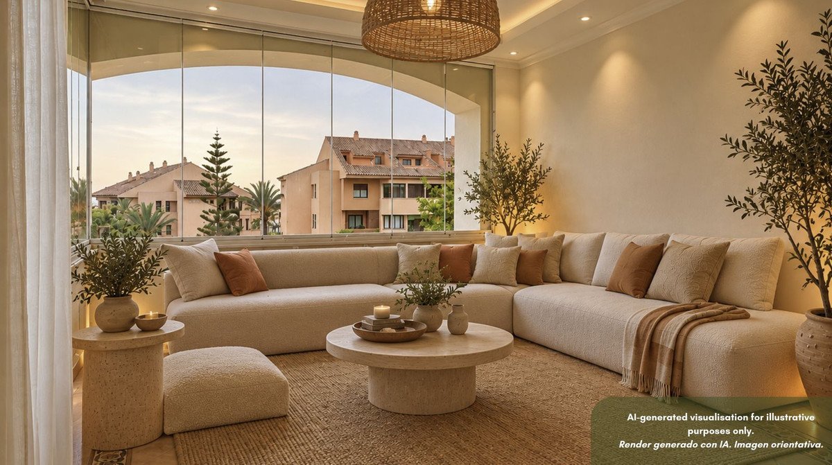 3 Bed Middle Floor Apartment in Bahía de Marbella