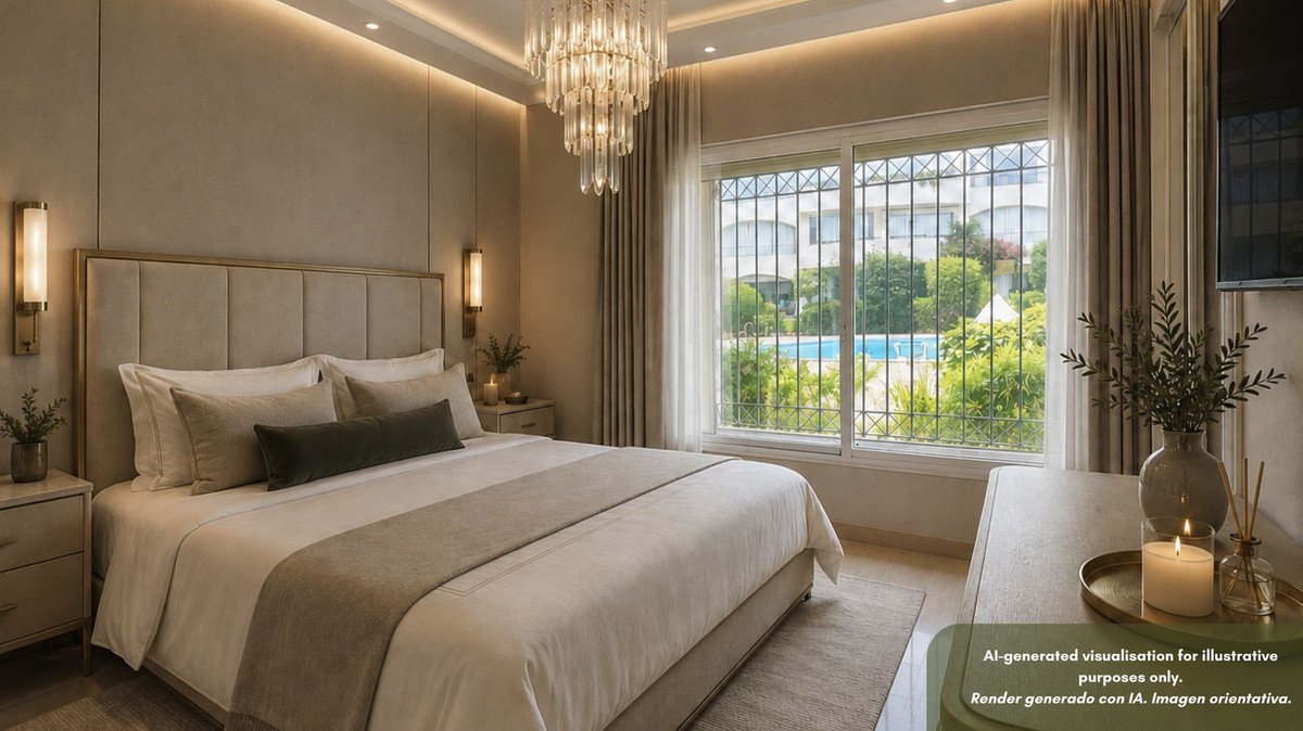 3 Bed Middle Floor Apartment in Bahía de Marbella
