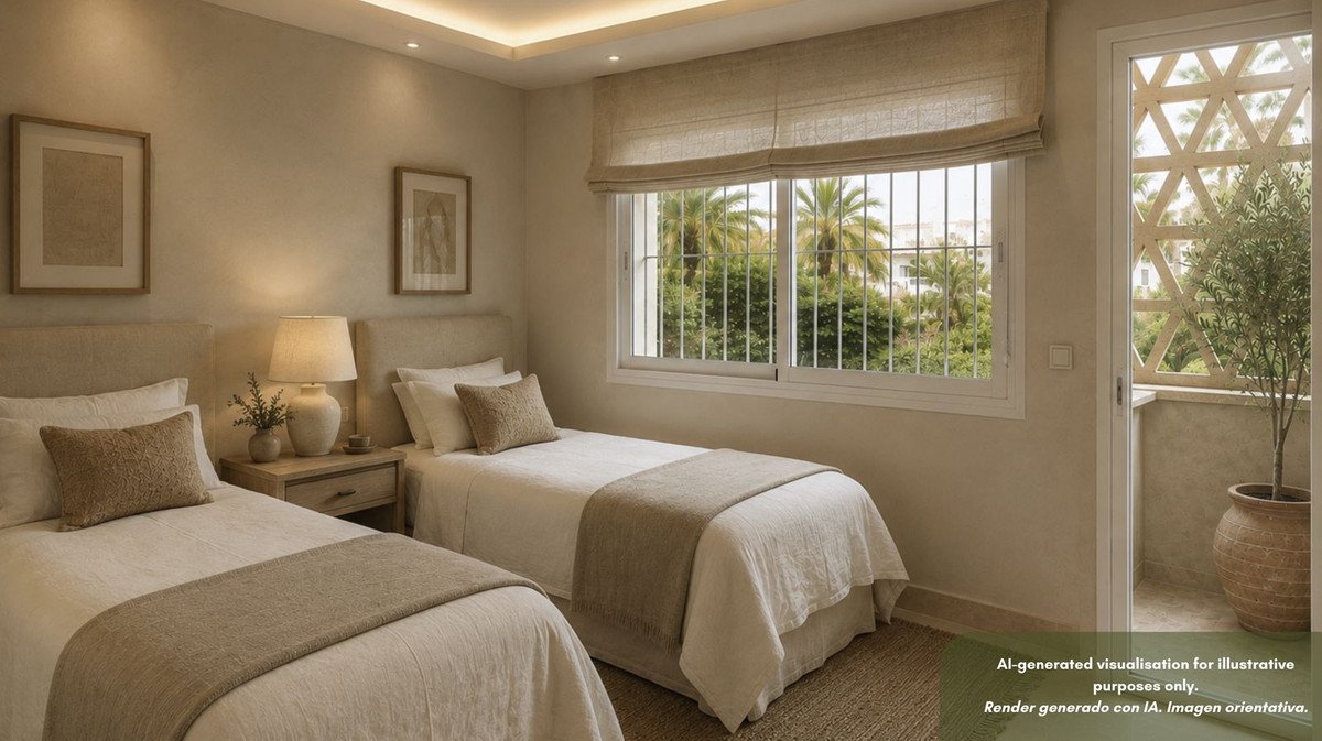 3 Bed Middle Floor Apartment in Bahía de Marbella