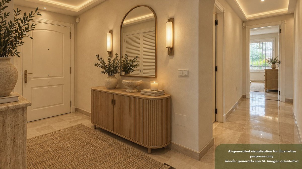 3 Bed Middle Floor Apartment in Bahía de Marbella