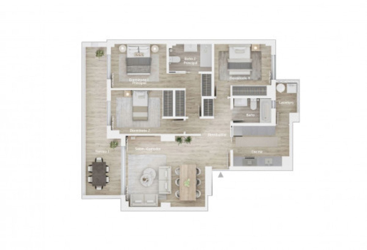 3 Bed Middle Floor Apartment in Nueva Andalucía