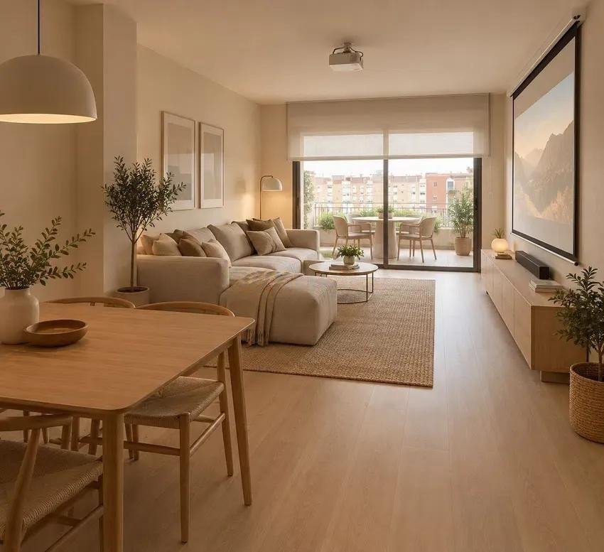 4 Bed Middle Floor Apartment in Málaga