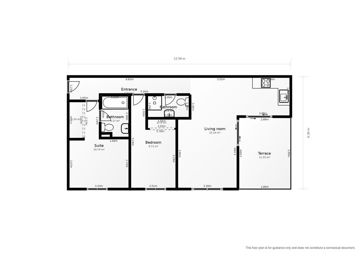 2 Bed Ground Floor Apartment in Valle Romano