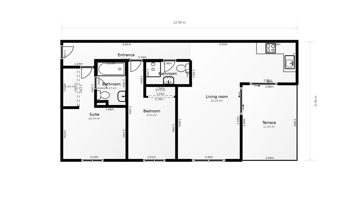 2 Bed Ground Floor Apartment in Valle Romano