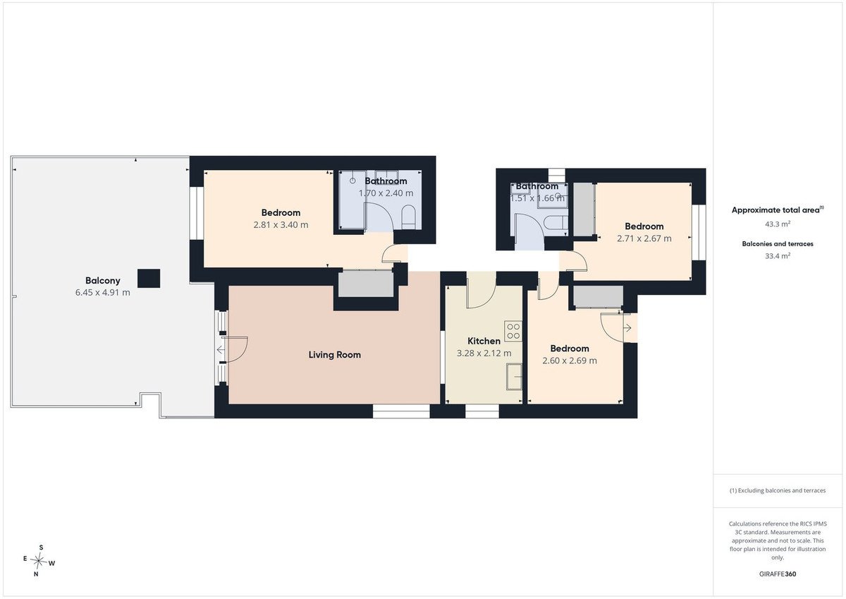 3 Bed Ground Floor Apartment in Los Alcazares